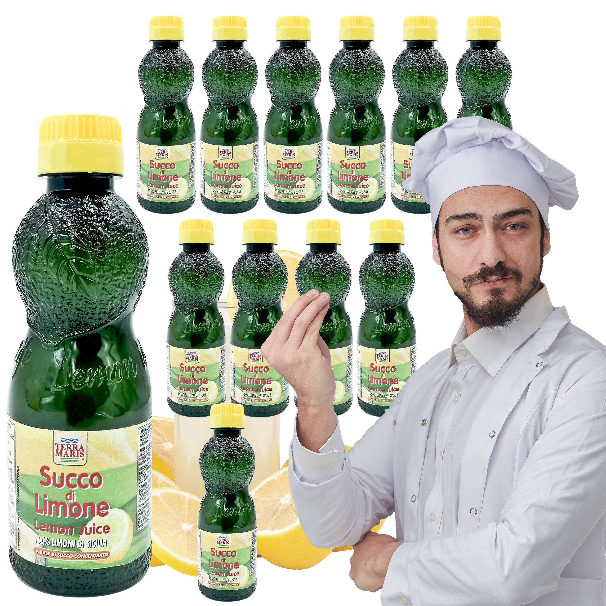 Levně Sicilská Citronová Šťáva 250 ML X 12 Kusů