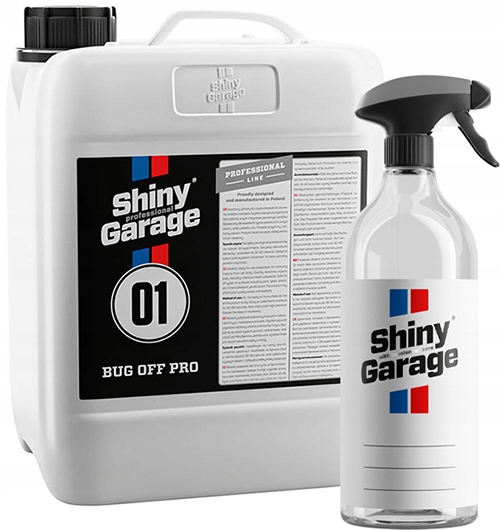 Shiny Garage Bug Off Pro 5L usuwa owady + butelka