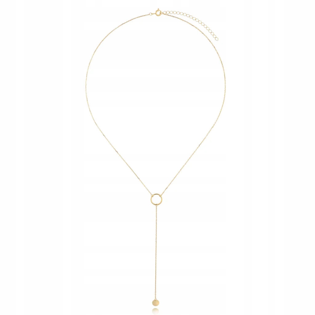 Dámský náhrdelník By Dziubeka stříbro 925 kolečko 45 cm