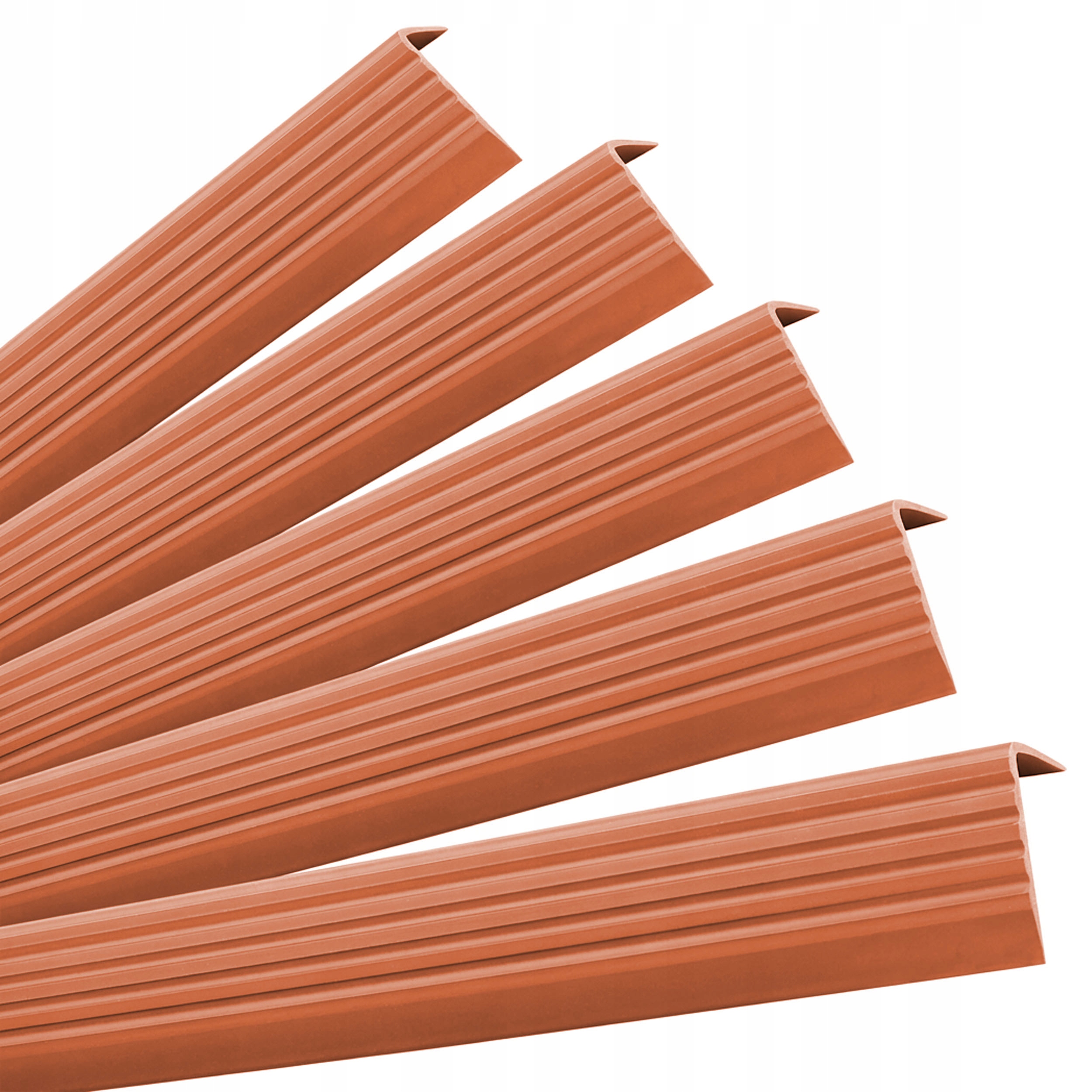 Sada: Samolepiace schodiskové profily, tehlové, 40x25 mm, 100 cm 5 ks
