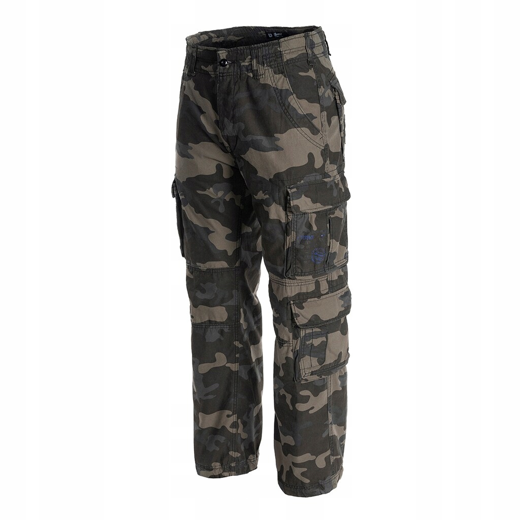Vojenské kapsáče taktické kalhoty Brandit Pure Vintage Maskáčový Dark Camo S