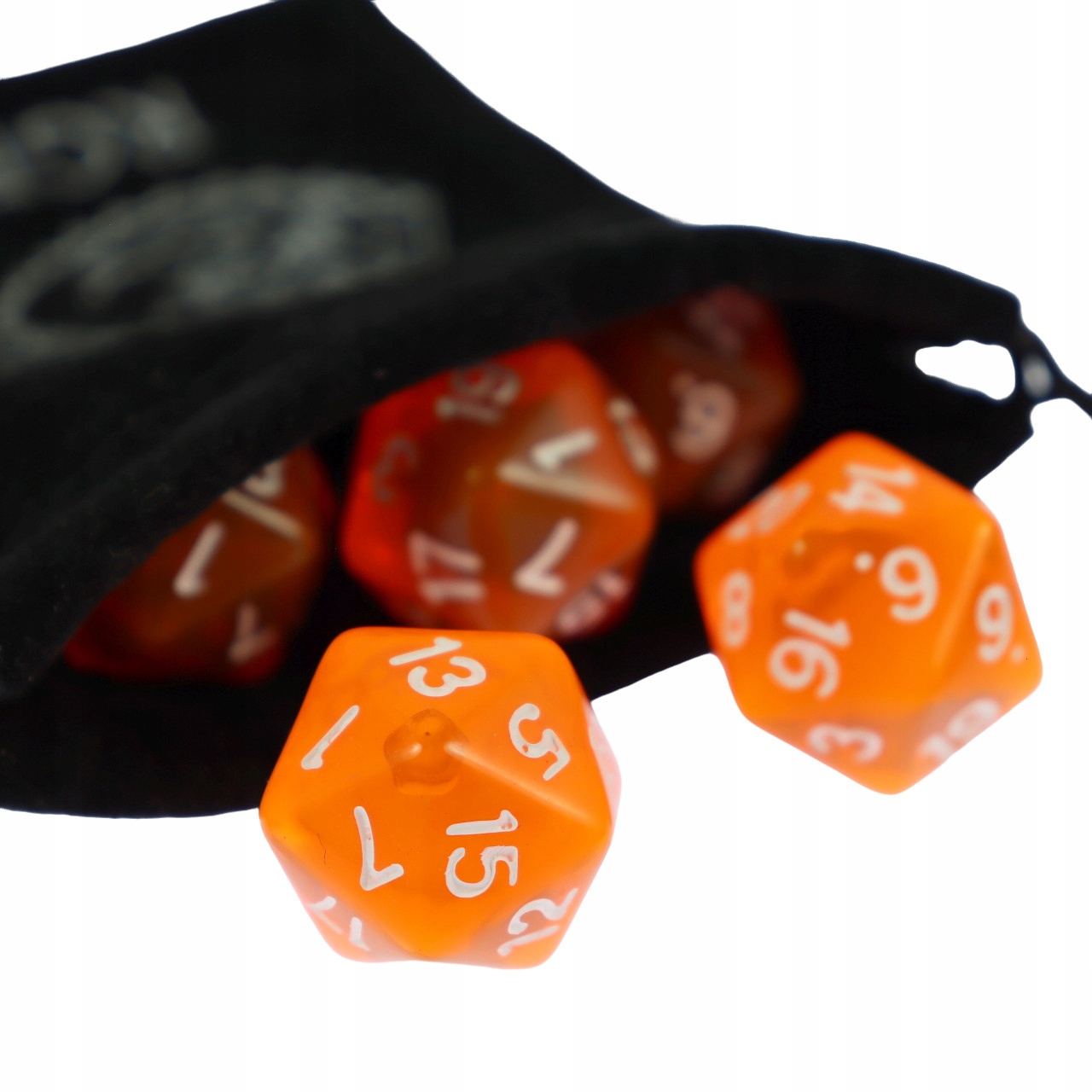 ZESTAW 5 KOSTEK K20 RPG STRZEŻ SIĘ SITHÓW KOŚĆ DWUDZIESTOŚCIENNA Liczba ścian 20