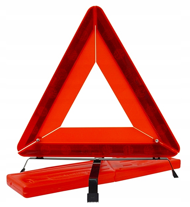 Предупреждающий треугольник большой пластиковый центр в мешке