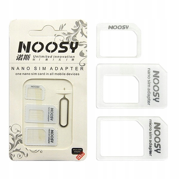 

Adapter Kart Sim 4W1 microSIM nanoSIM Kluczyk