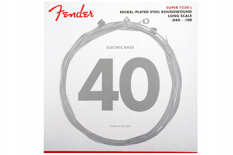 FENDER 7250L ORYGINALNE Struny do gitary basowej