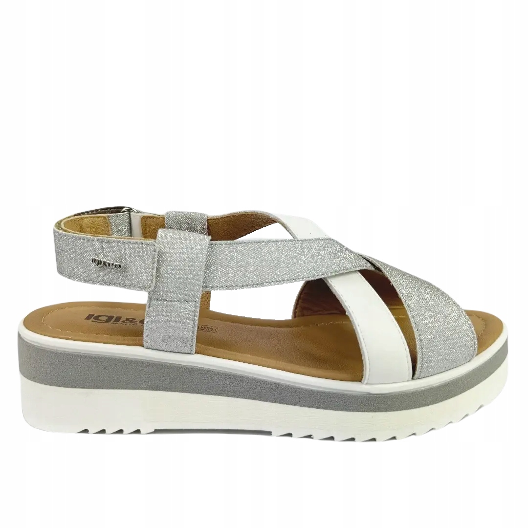 Dámské sandály Igi&Co 3686111 sl./luxor /silver Velikost 40