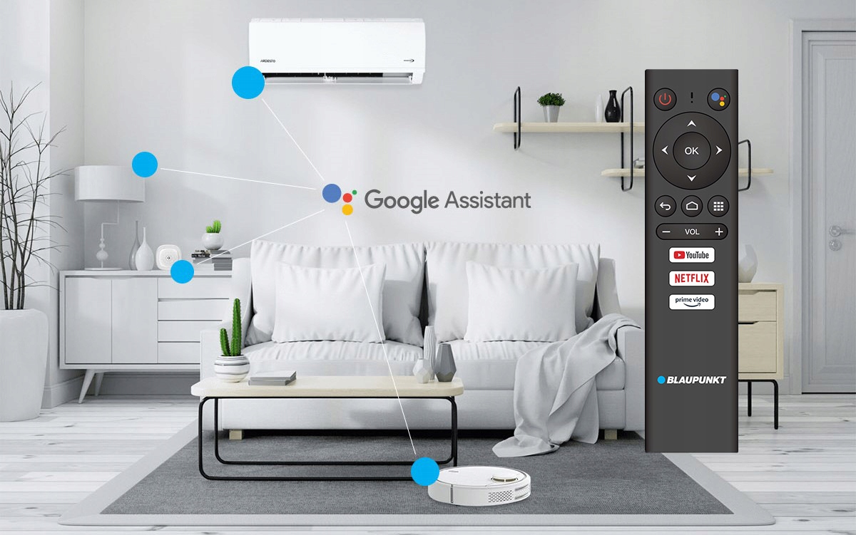 BLAUPUNKT ANDROID TV SMART BOX ODTWARZACZ MULTIMEDIALNY 4K WIFI USB HDMI Model Android TV Box B-Stream