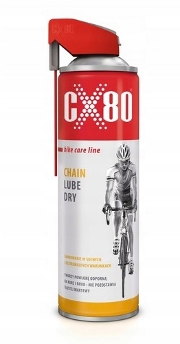 Сухая смазка для велосипедных цепей 500 мл CX80
