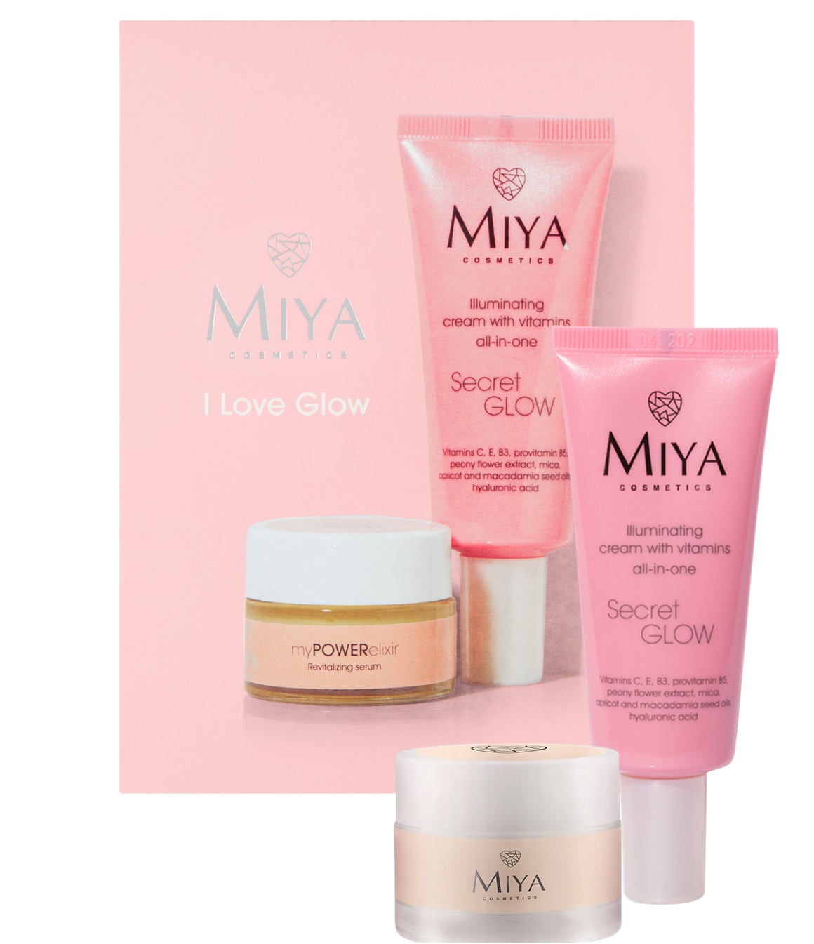 

Miya Zestaw I Love Glow Krem Rozswietlający+serum