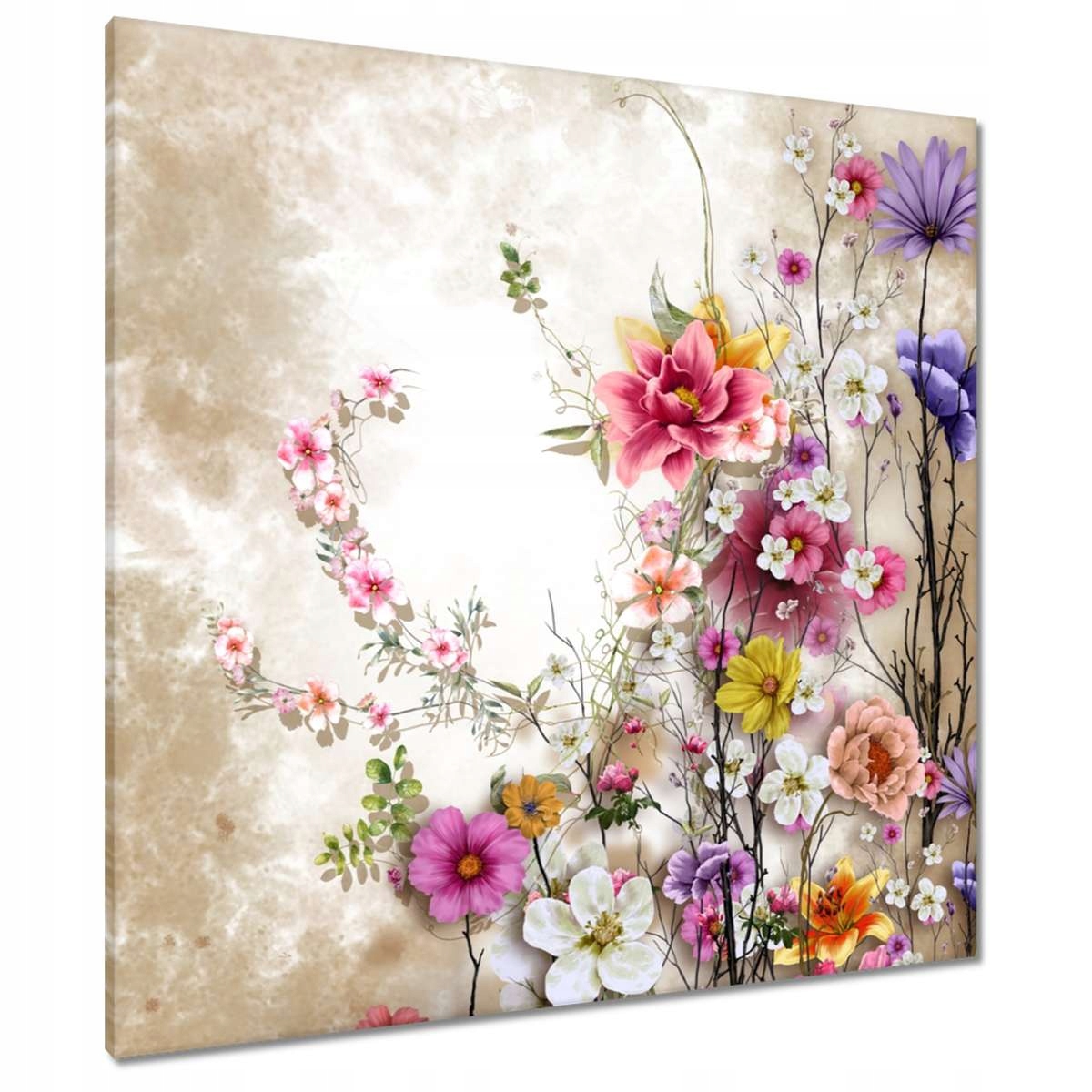 Obrazy 90x90 Květinová kompozice Květina