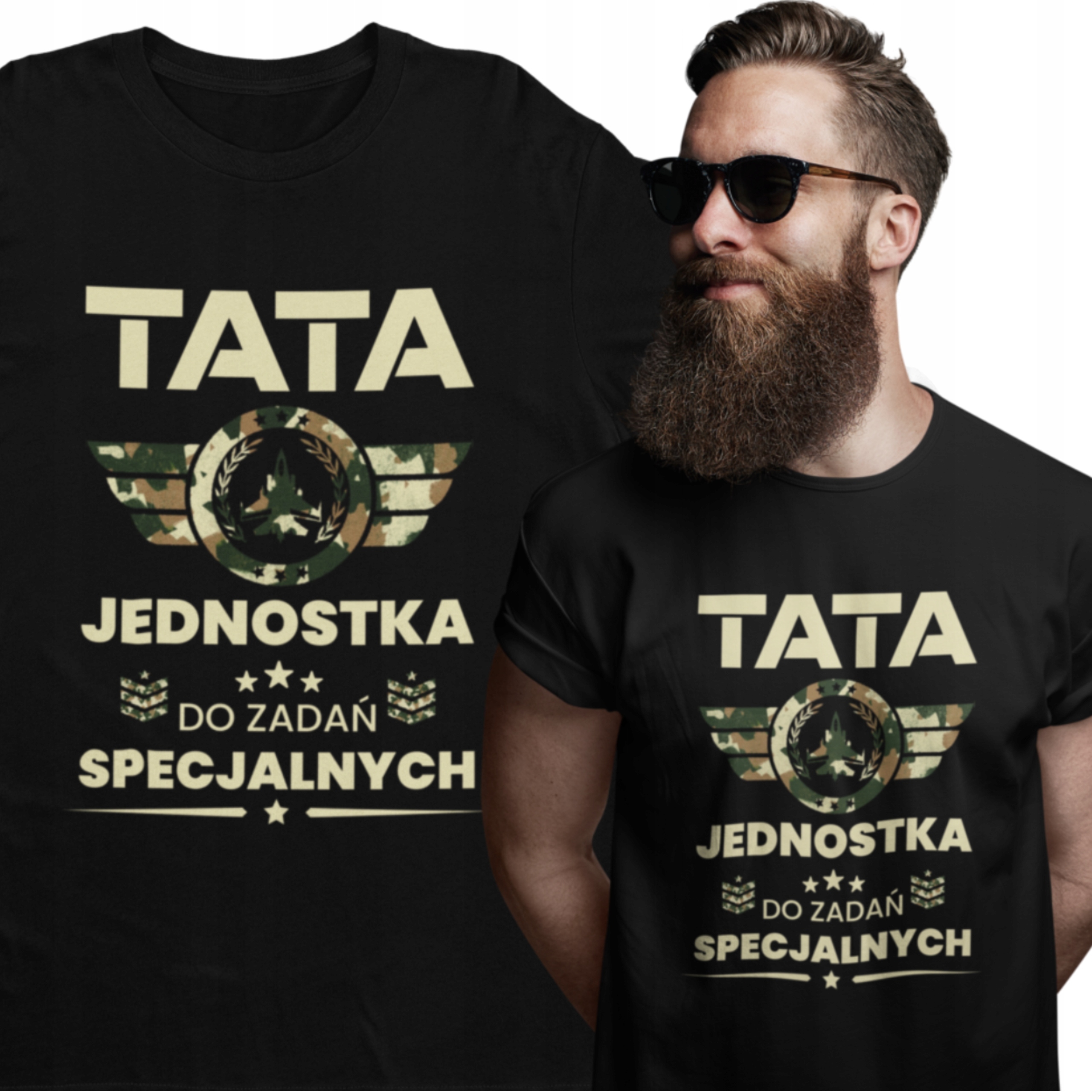 

Dla Taty na Dzień Ojca koszulka Tata jednostka M