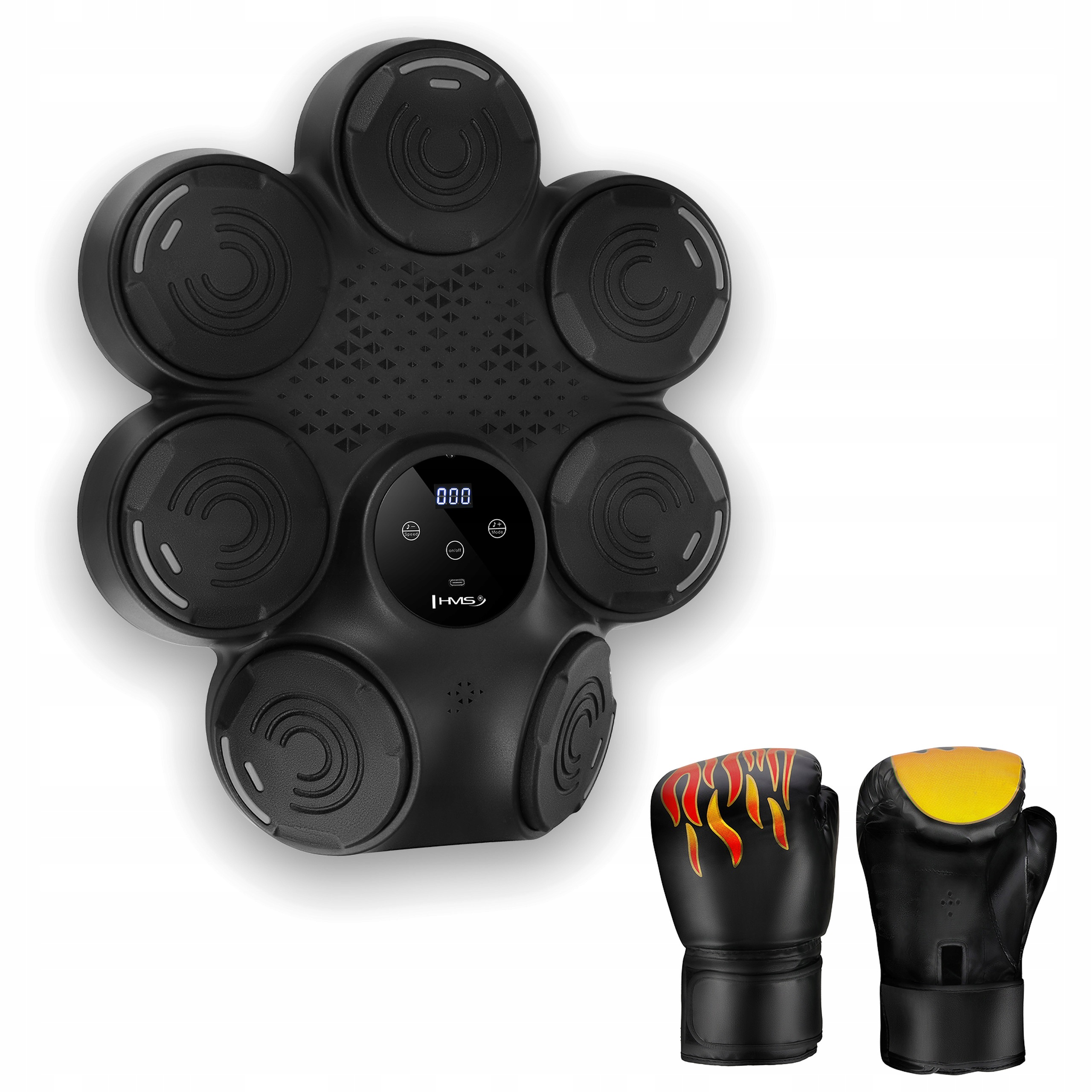 Elektronická boxovací deska Hms TB30 Bluetooth s Led rukavicemi