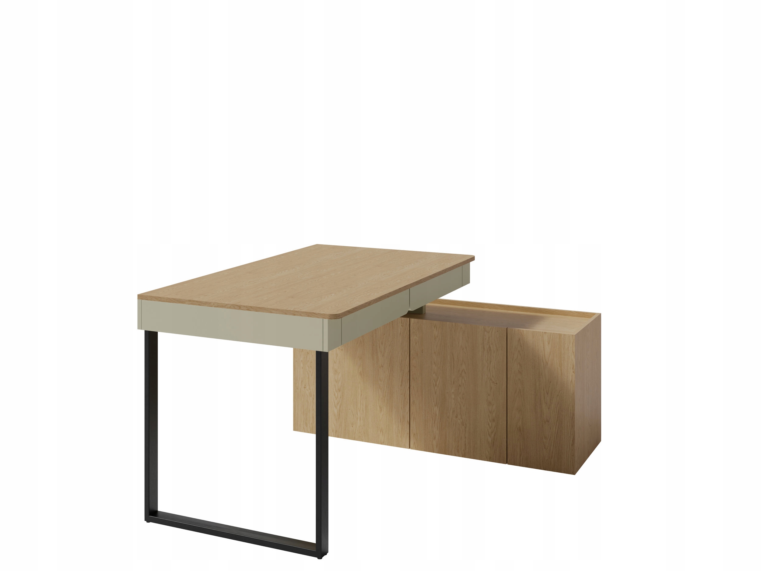 Psací stůl Muro 131 x 140 cm do pokoje kanceláře pod Počítač Odstíny zelené