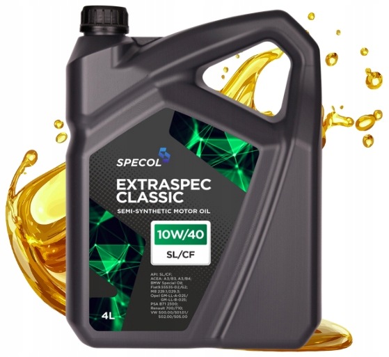 Olej silnikowy Specol Extraspec Classic 10W40 4L Acea A3 B4