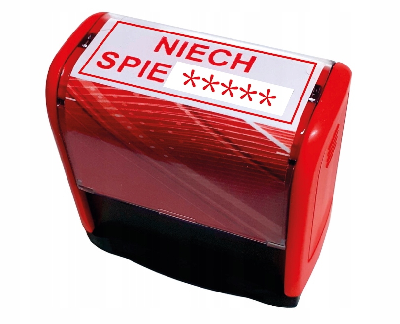 

Pieczątka Napis ''niech Spier****'' Gadżet