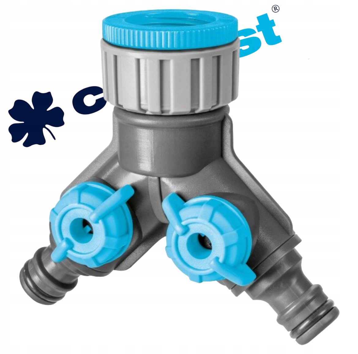 ROZDZIELACZ 2 zawory Z DWOMA ZAWORAMI + redukcja 3/4 - 1cal 52-220 CELLFAST