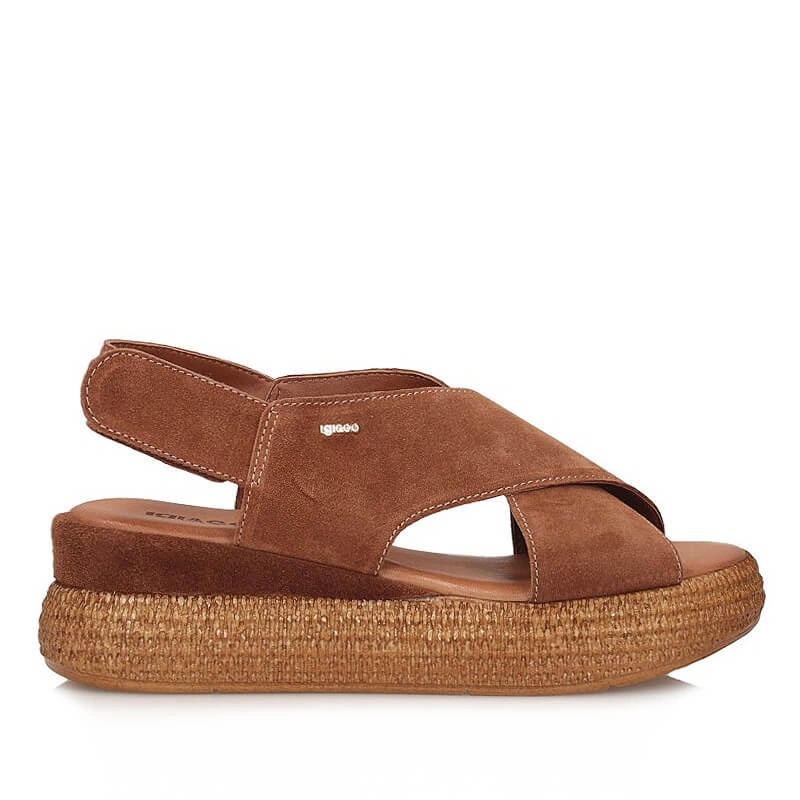 Dámské tenisky 1158055 Igi&co bílé, šněrovací polobotky na platformě