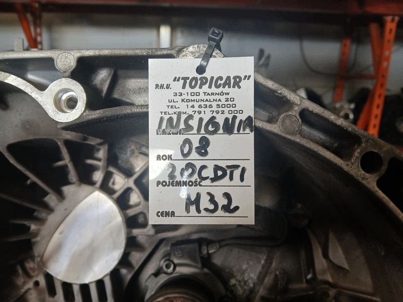 mjenjač getriba OPEL INSIGNIA 08- 2.0CDTI M32