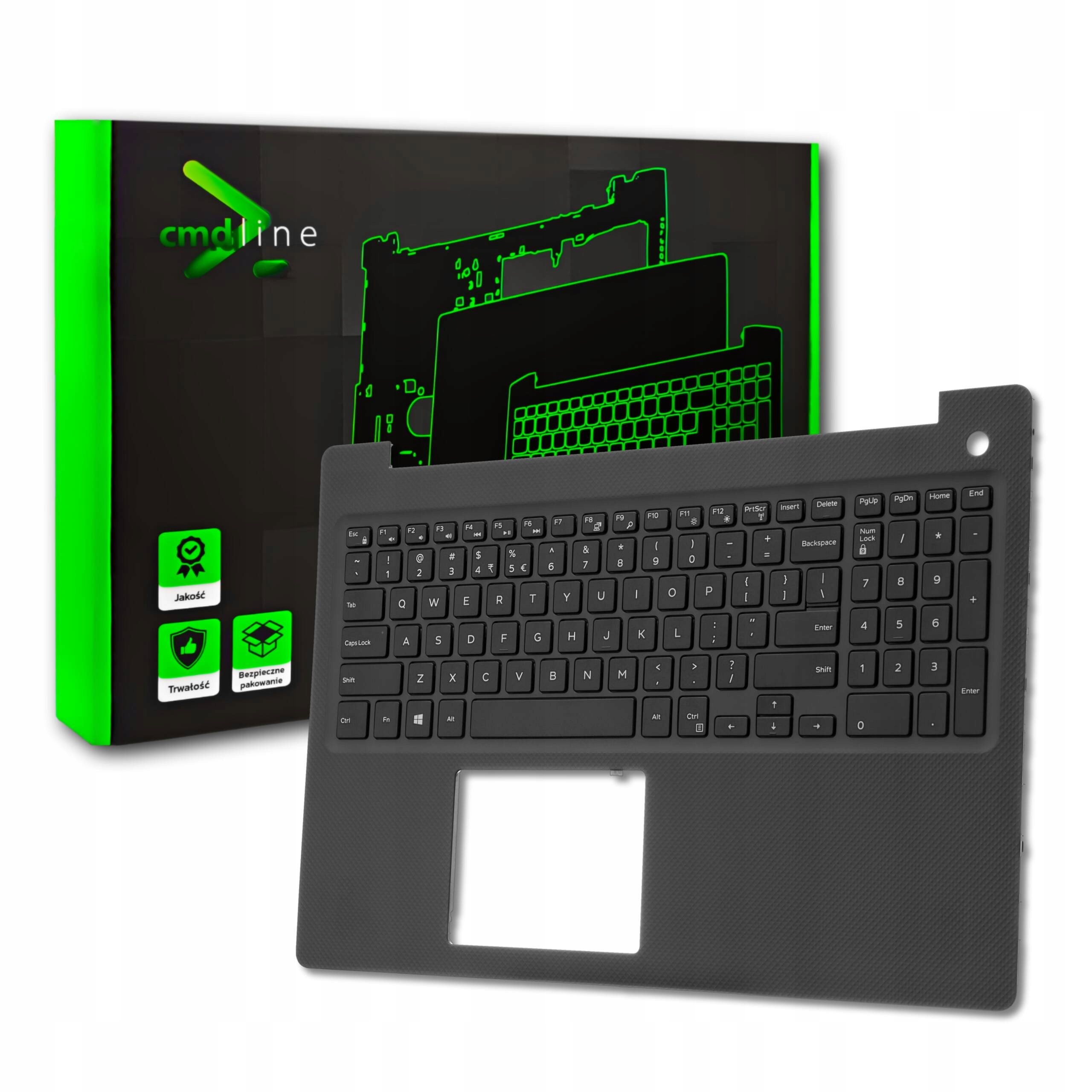 Palmrest Klawiatura Do Dell Vostro 15 3590 3591 Blk