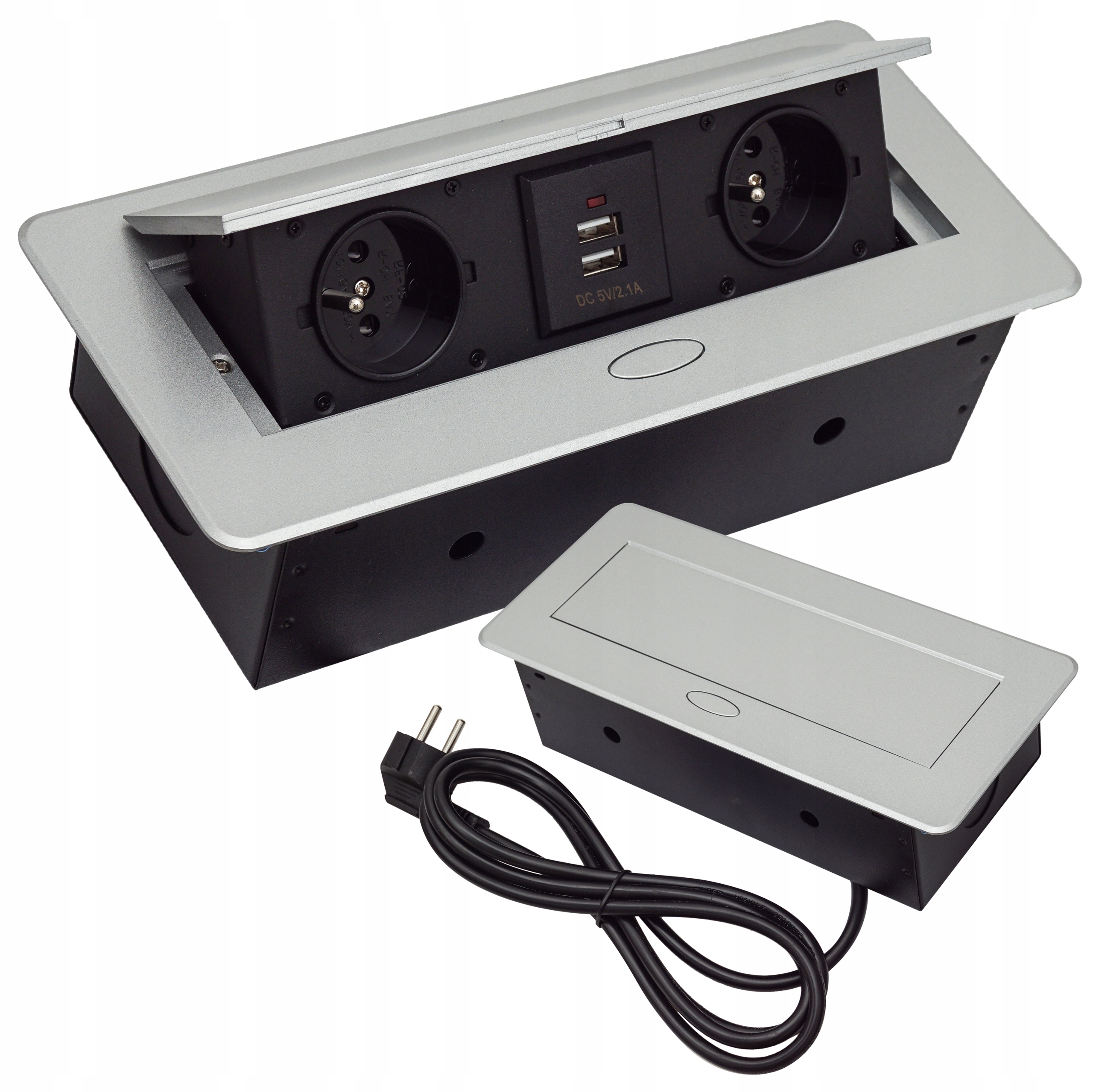 

Gniazdo Chowane W Blat Nablatowe 2 Usb Gniazdko