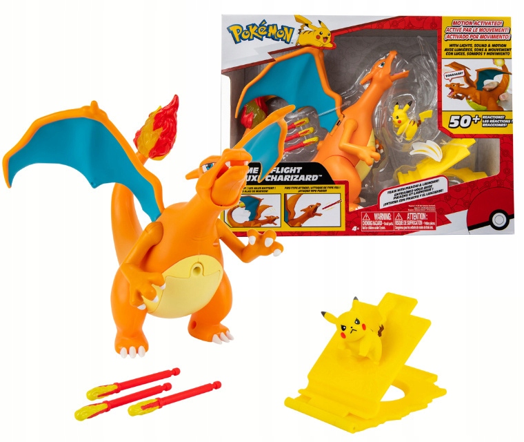 Pokemon Figurka Charizard Deluxe Sada Pikachu