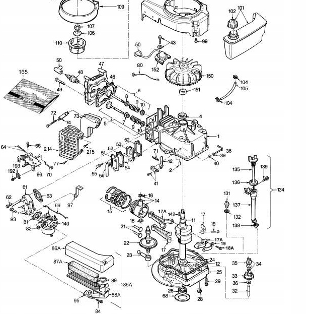 Zapinka regulatora obrotów do większości TECUMSEH pasuje do wielu modeli Kod producenta 16500010