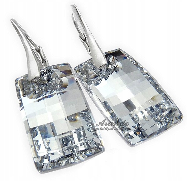 Křišťálové Náušnice Urban Comet Stříbro Arande