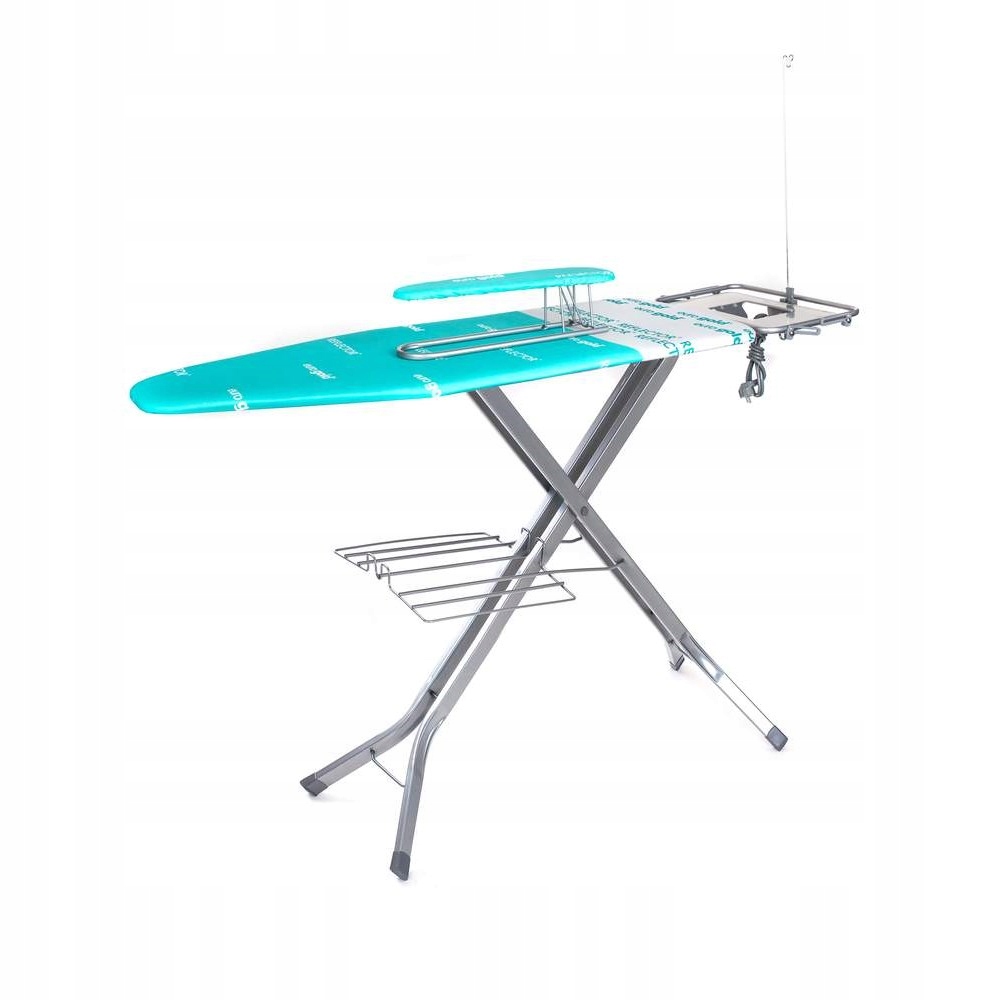 Žehlící prkno Professional 130 x 48, modré/tyrkys