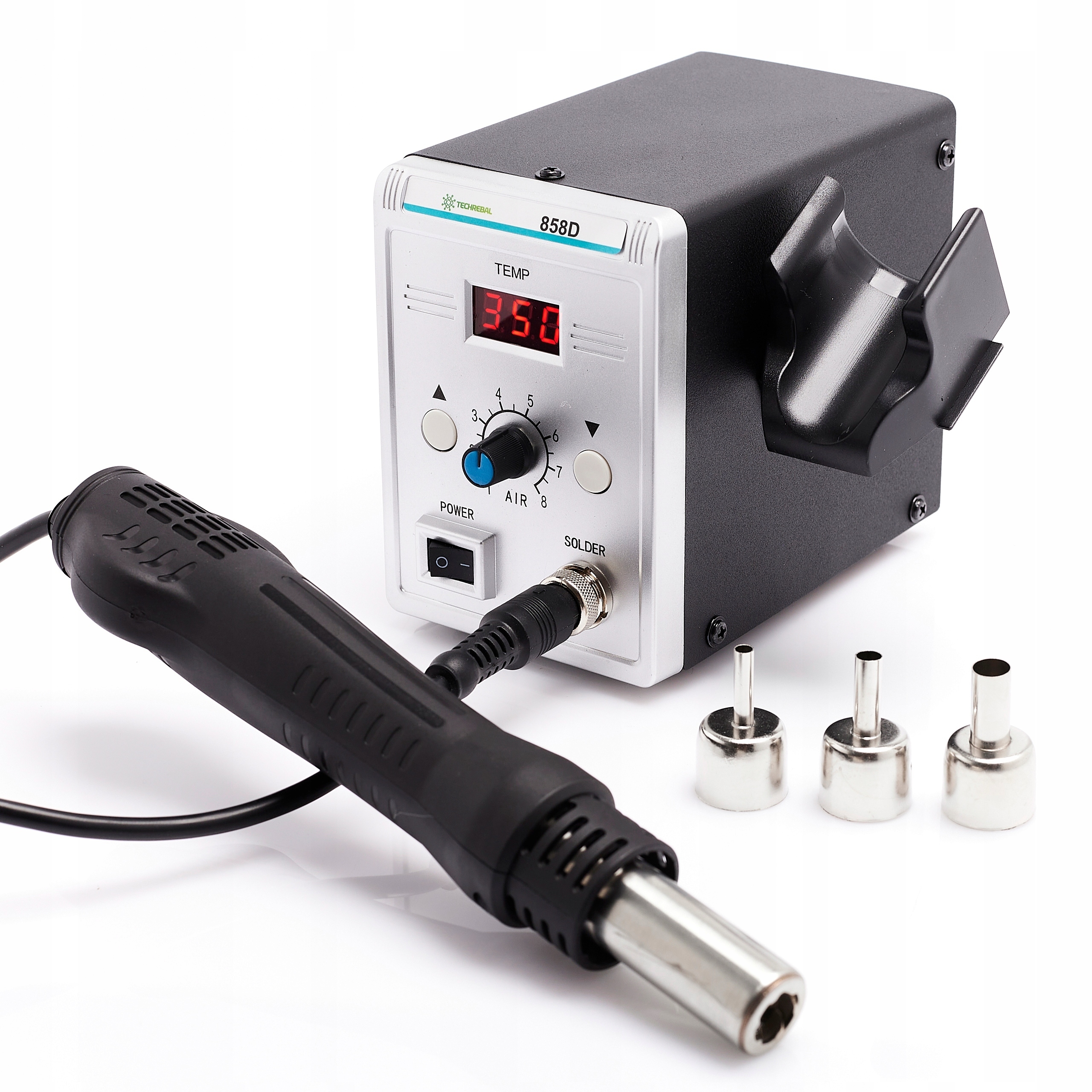 SPAWARKA PLASTIKU 858D PLASTIKI DYSZE SIATKA MAX Marka Techrebal