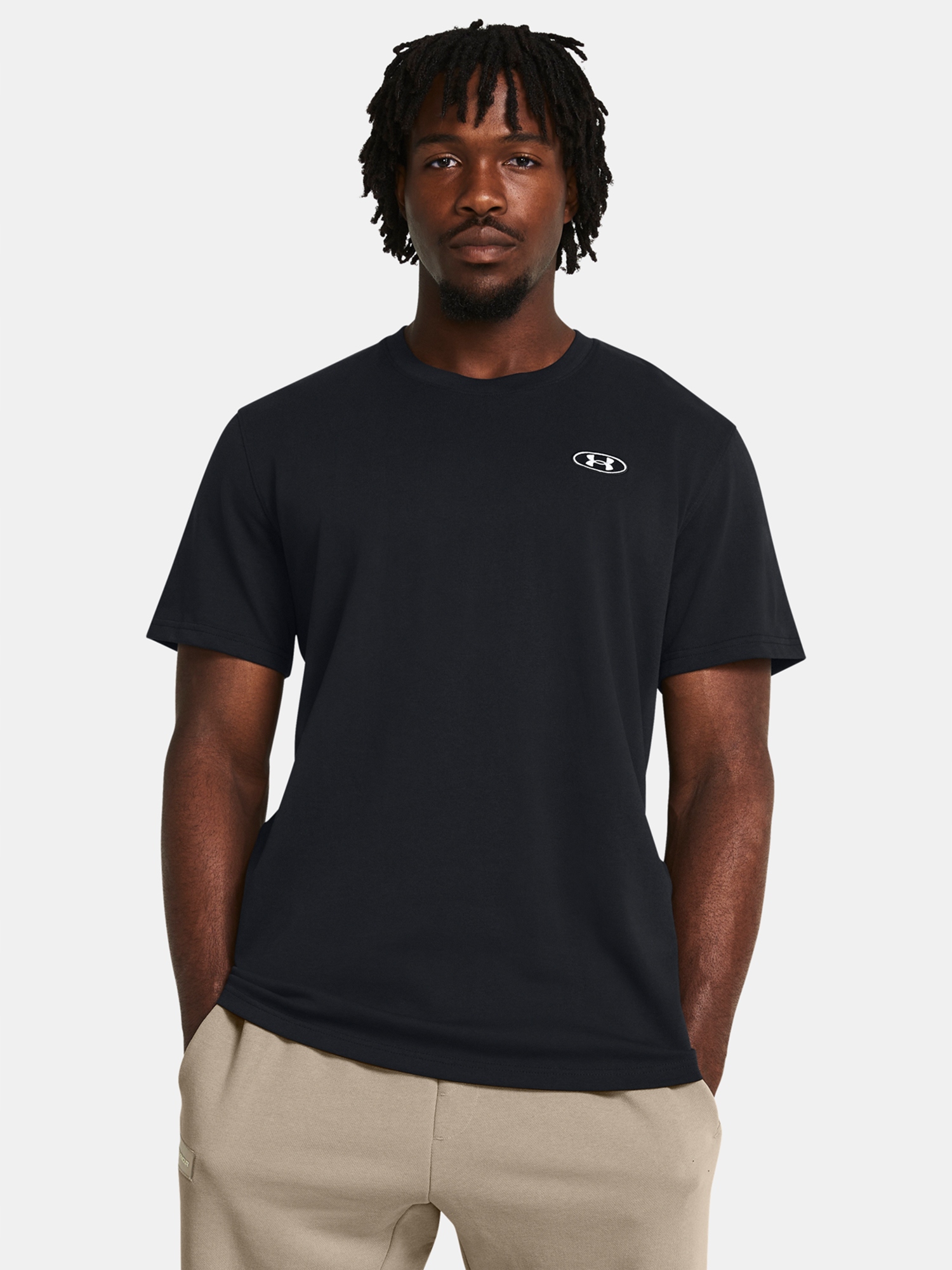 Tričko Ua Hw LC Patch Ss-blk vel. M