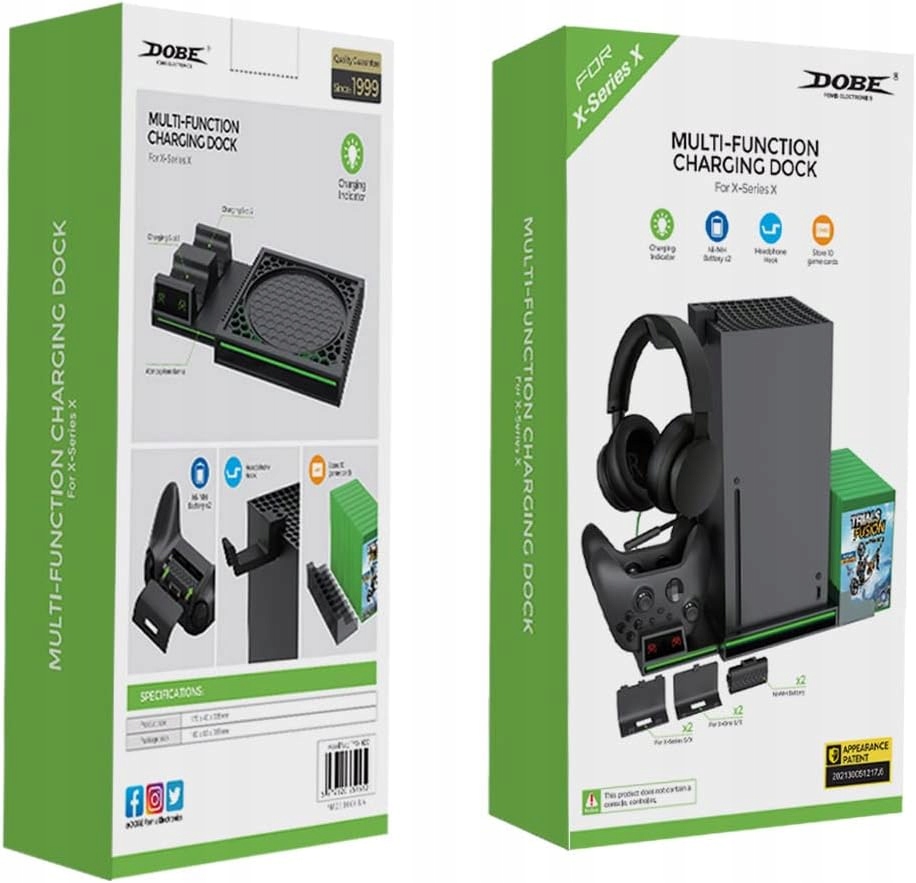 Wielofunkcyjna stacja ładująca do konsoli Xbox Series X TYX-1622
