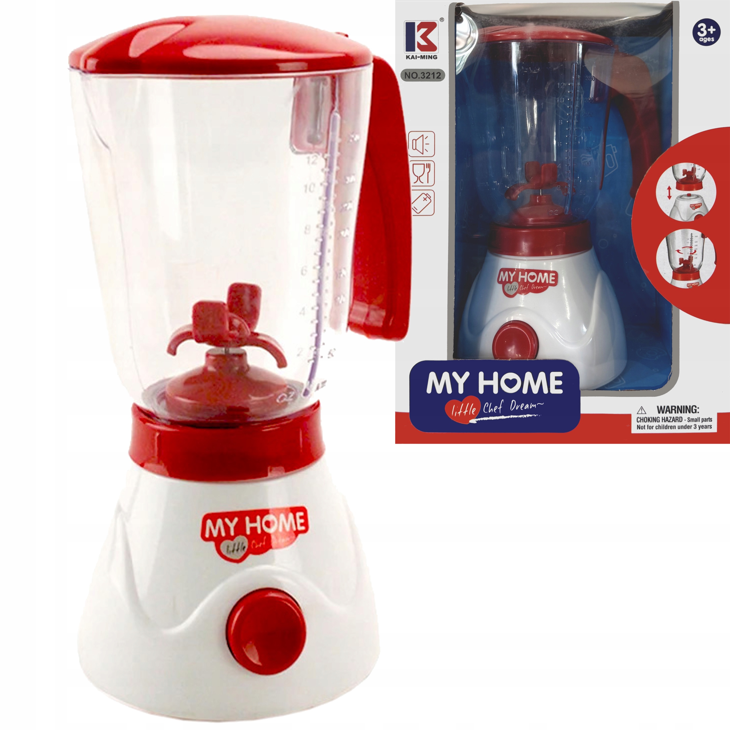 LT79 BLENDER DLA DZIECI ZABAWKOWY BLEDNER KIELICHOWY DZIAŁA NA BATERIE