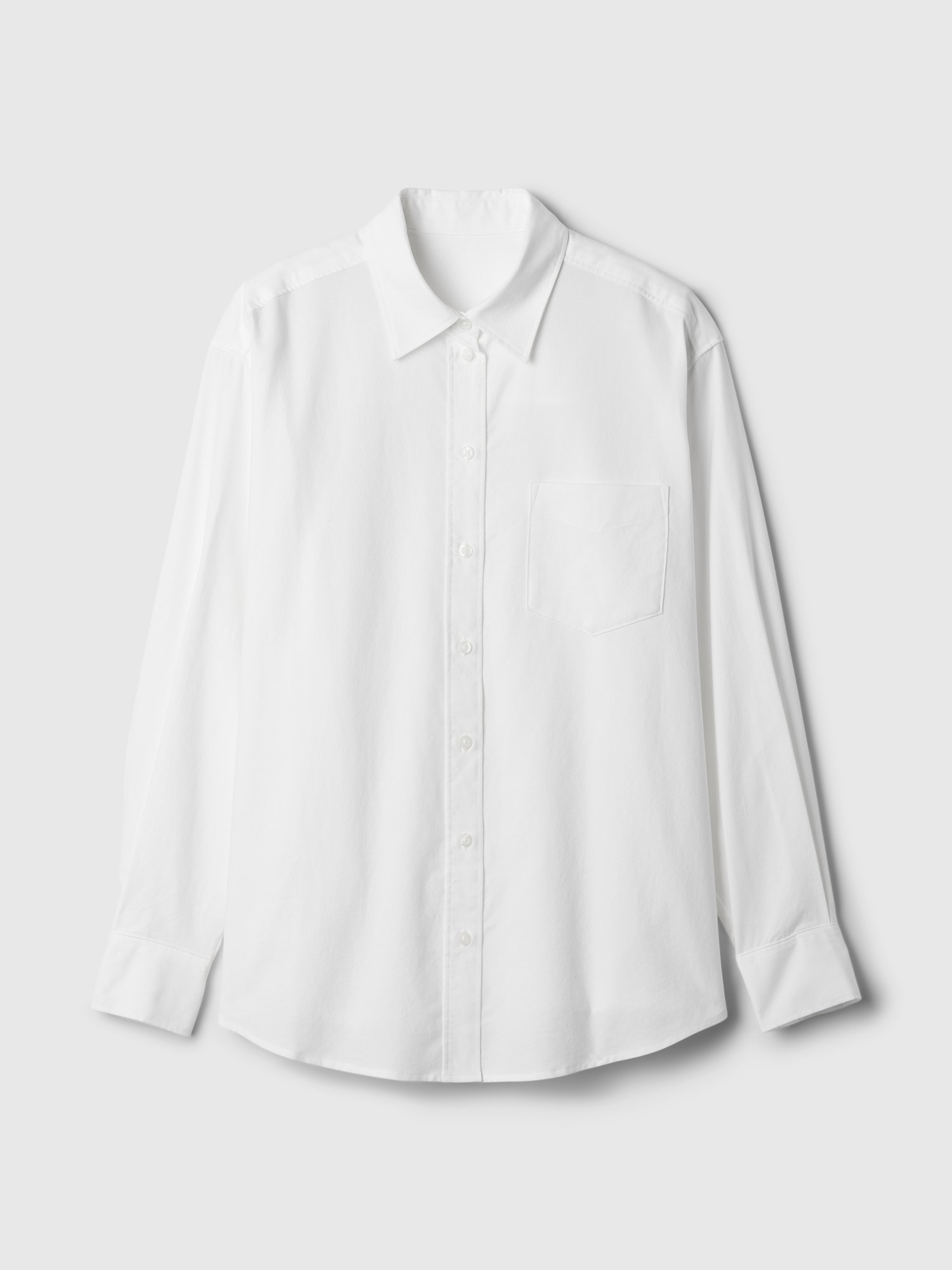 Gap Oversize košile Big Shirt bílá
