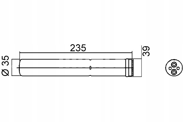 MAHLE OSUSZACZ KLIMATYZACJI DAIHATSU CUORE VI CUORE VII MATERIA