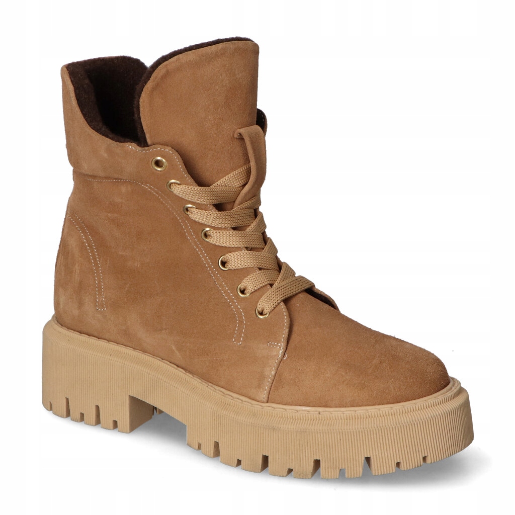 Kotníkové Boty Karino 4614/005-F Camel semiš 37