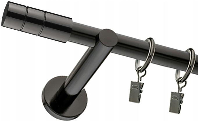 

Karnisz Nowoczesny Czarny Pojedynczy Fi 25mm 260cm