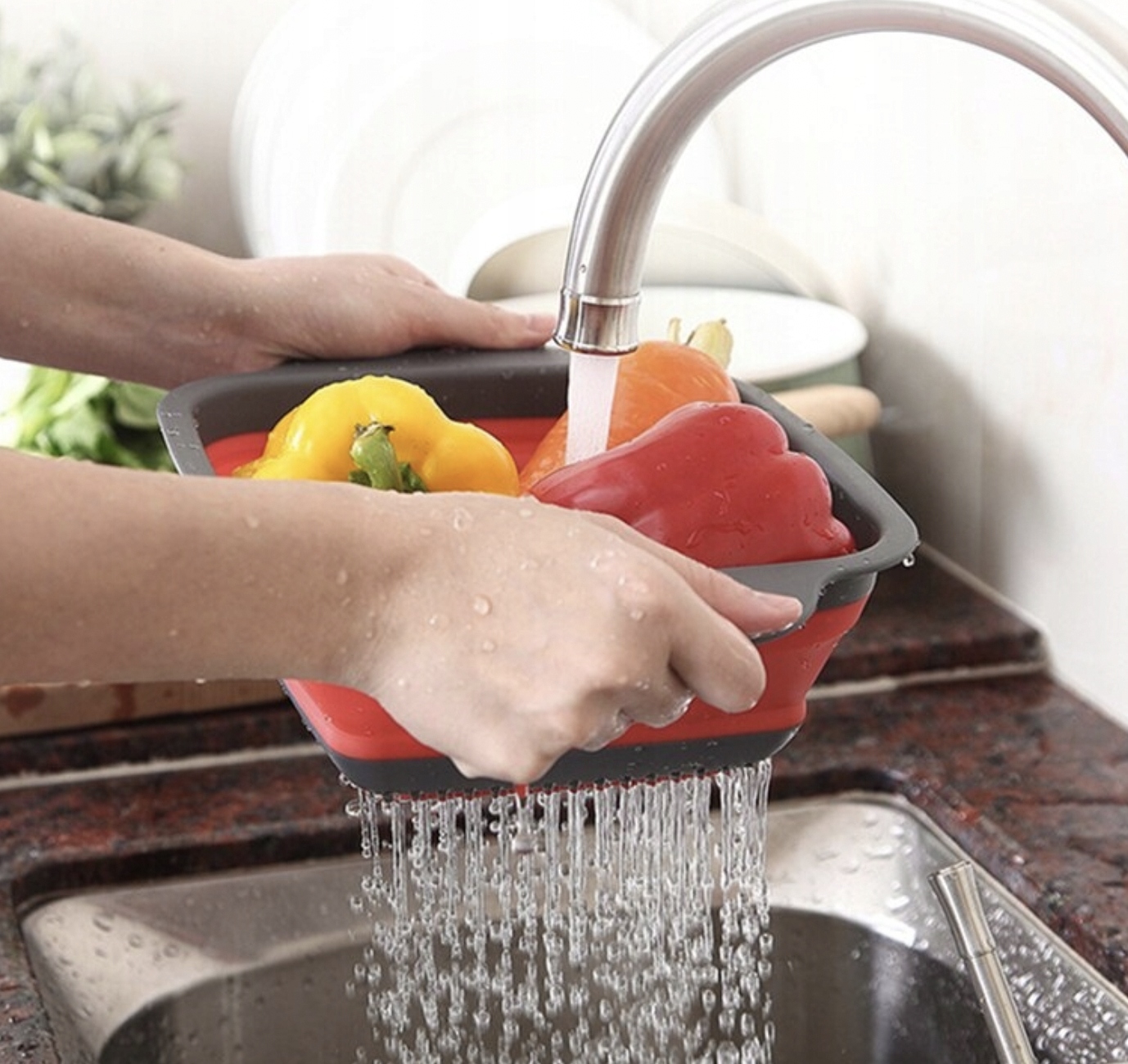 SILIKONOWY DURSZLAK CEDZAK SITKO SKŁADANY OCIEKACZ Rodzaj cedzak