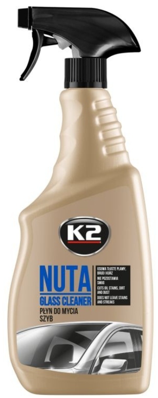K2 Nuta Płyn do mycia szyb lusterek samochodowych Bez Smug 750 ml