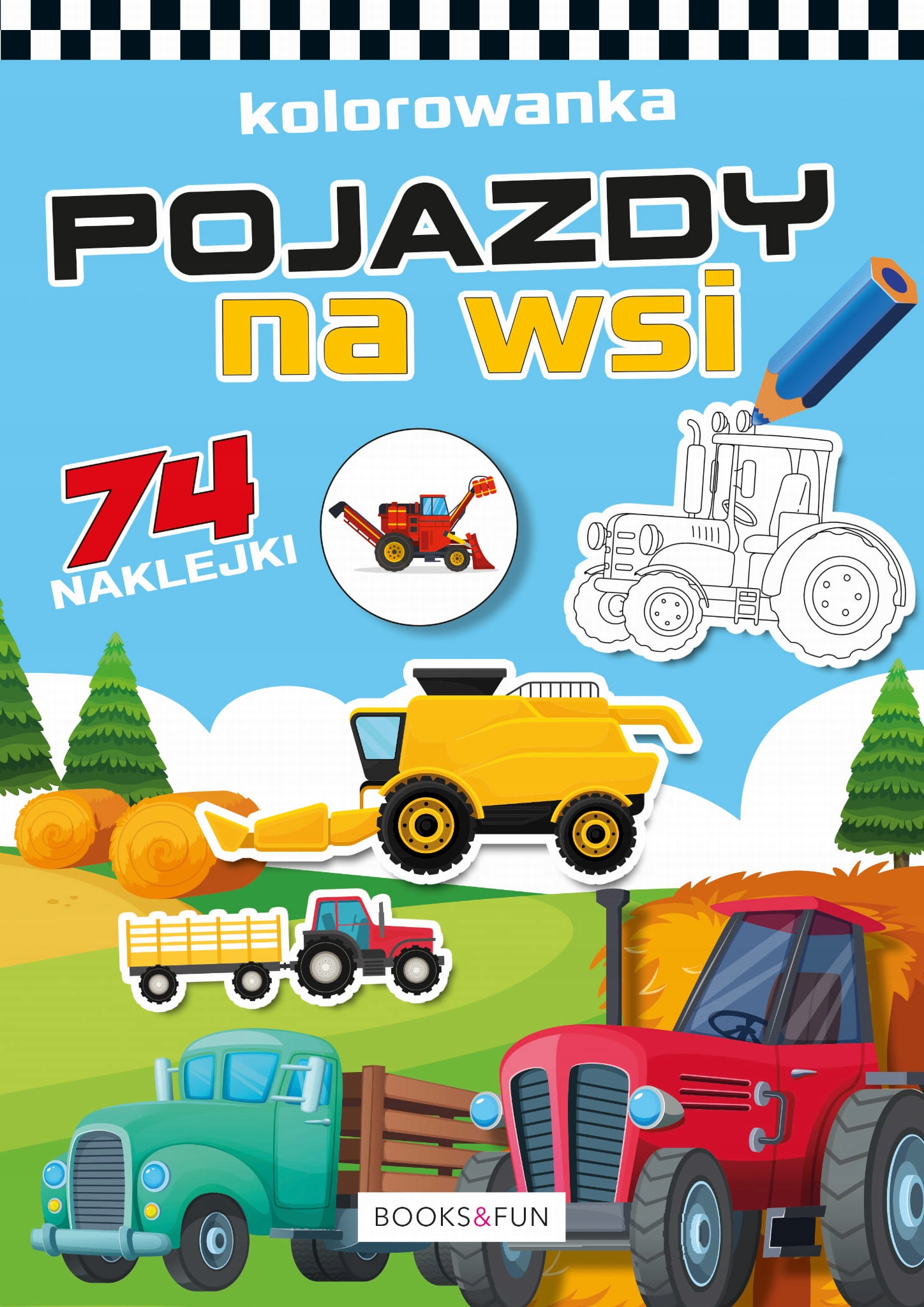 

Kolorowanka Pojazdy Na Wsi 74 naklejki