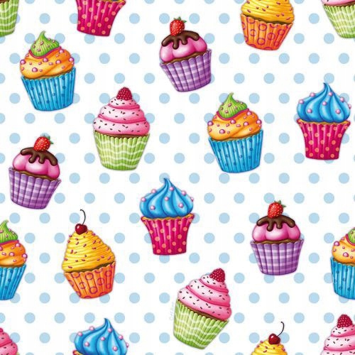 

Serwetki 3-warstwowe 33 x 33 cm muffinki 20 szt