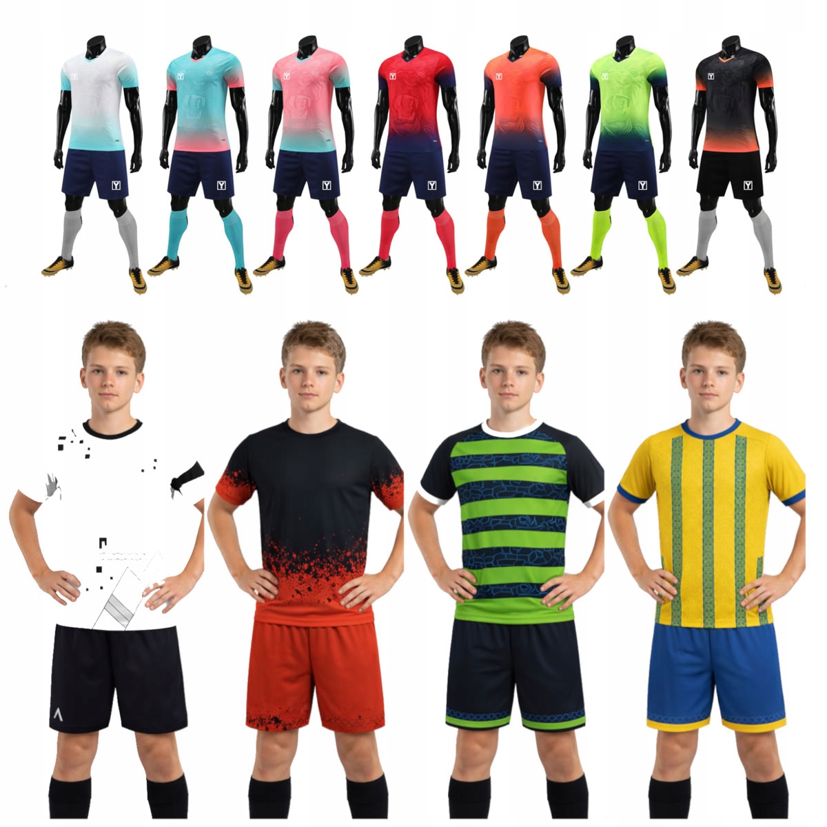 Fotbalové oblečení pro chlapce Komplet 5-16 let Pro Projekt na míru Y3S