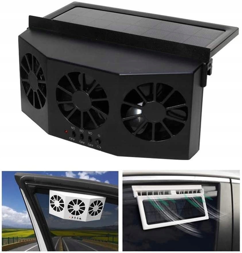 WENTYLATOR WIATRAK SOLARNY CHŁODZĄCY DO SAMOCHÓD Producent inny