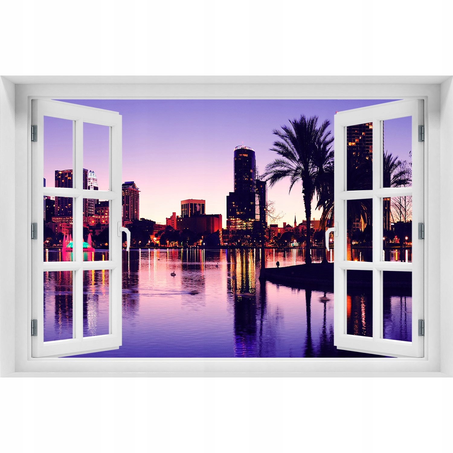 

Naklejka na ścianę 3D Okno Orlando Usa 90x60