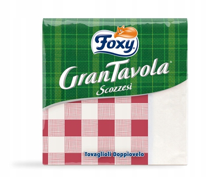 

Foxy Gran Tavola serwetki papierowe 43 szt Czerwon