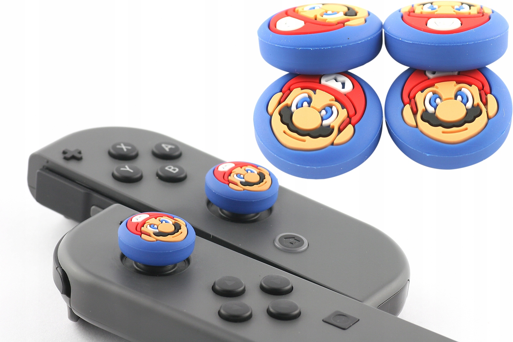 

4x Nakładki Gumki Analogi Na Nintendo Switch Mario