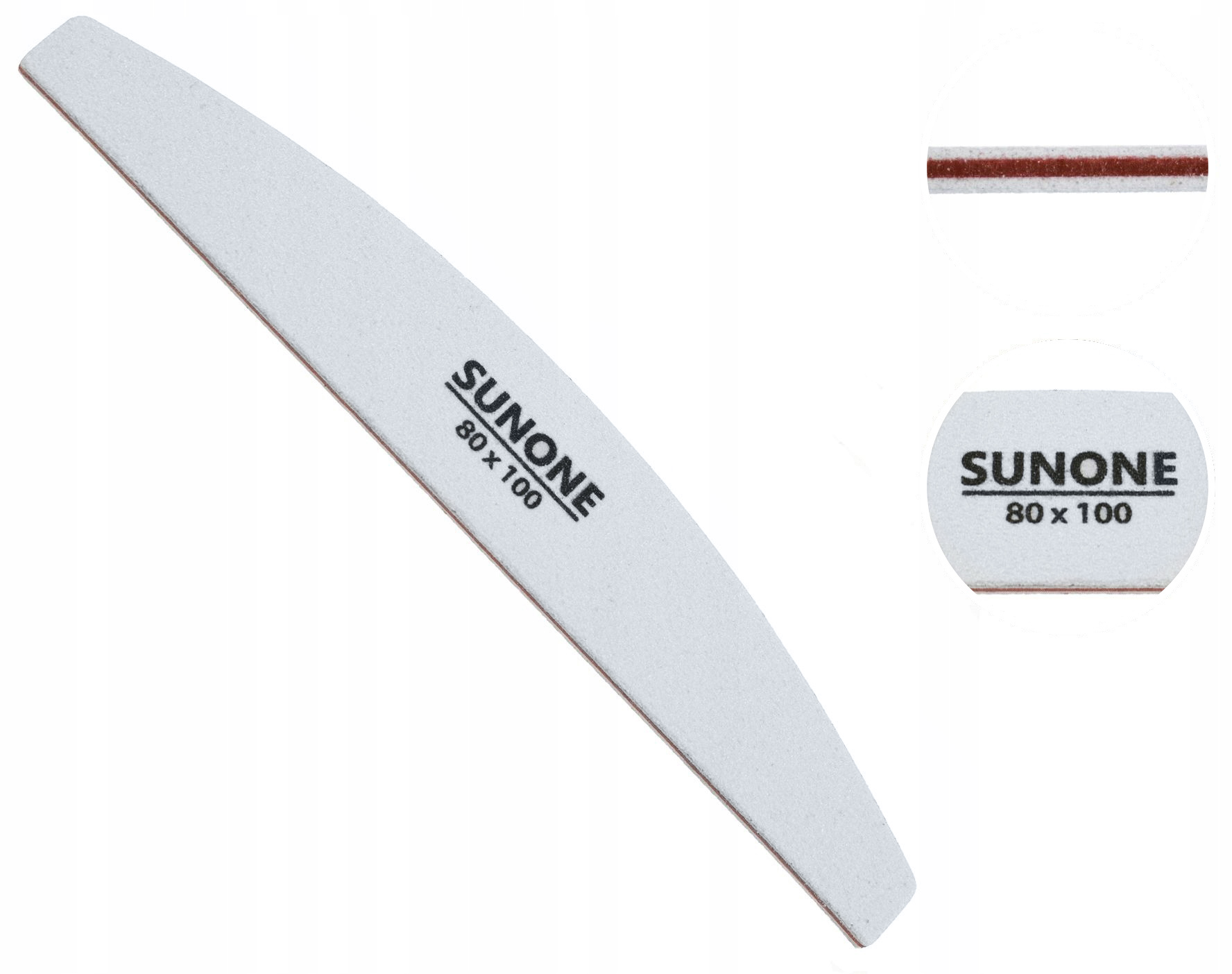 

Sunone Pilnik Biały Łódka 80/100 10 sztuk