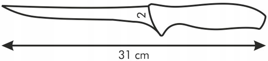 TESCOMA NÓŻ KUCHENNY DO FILETOWANIA MIĘSA RYB RYBY Przeznaczenie do filetowania