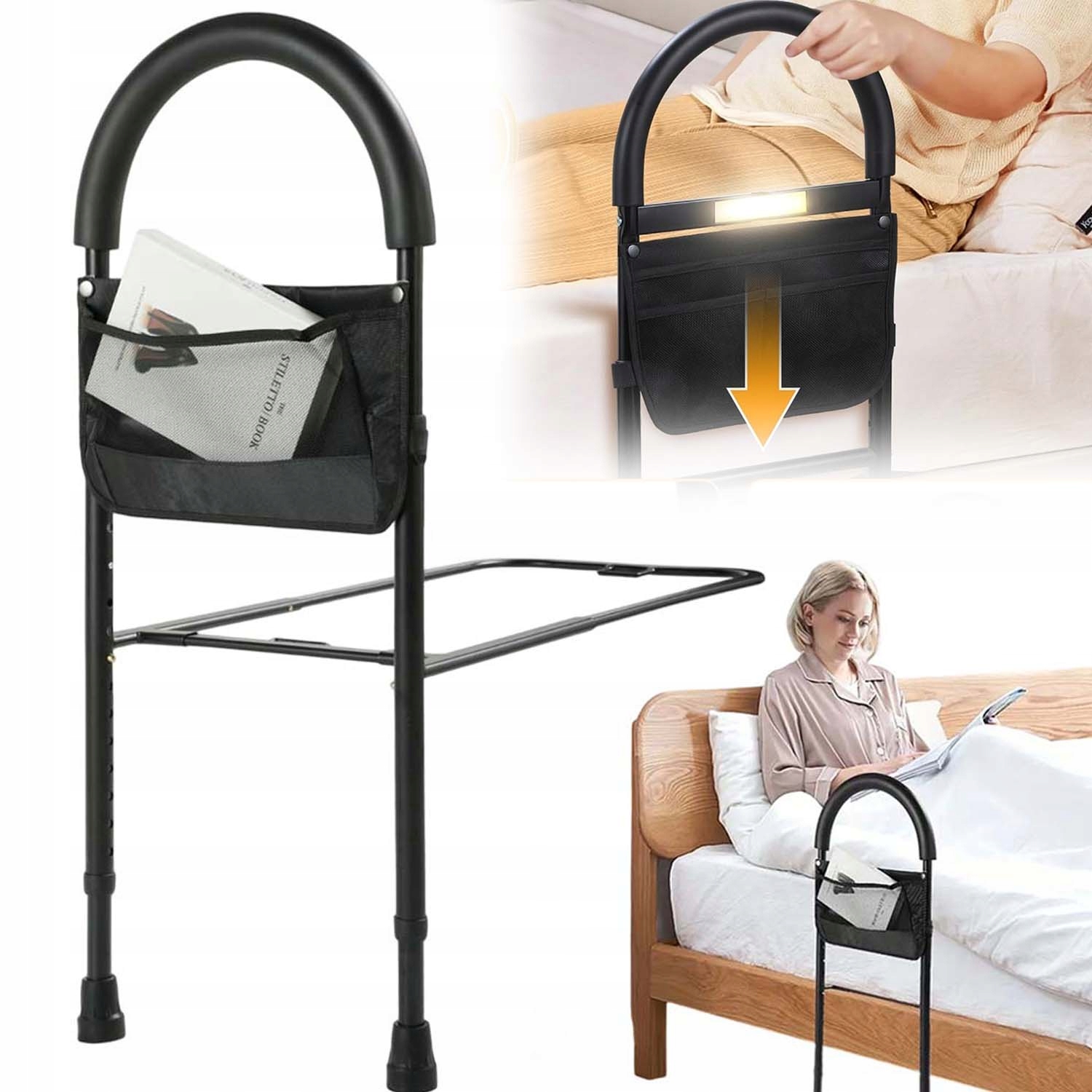 Uchwyt Do Wstawania Z Łóżka Podpórka Poręcz Barierka Do Łóżka Dla Seniora