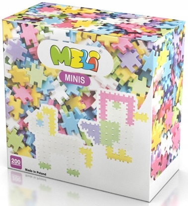 MELI Klocki Konstrukcyjne Minis Classic Pastel 200 sztuk