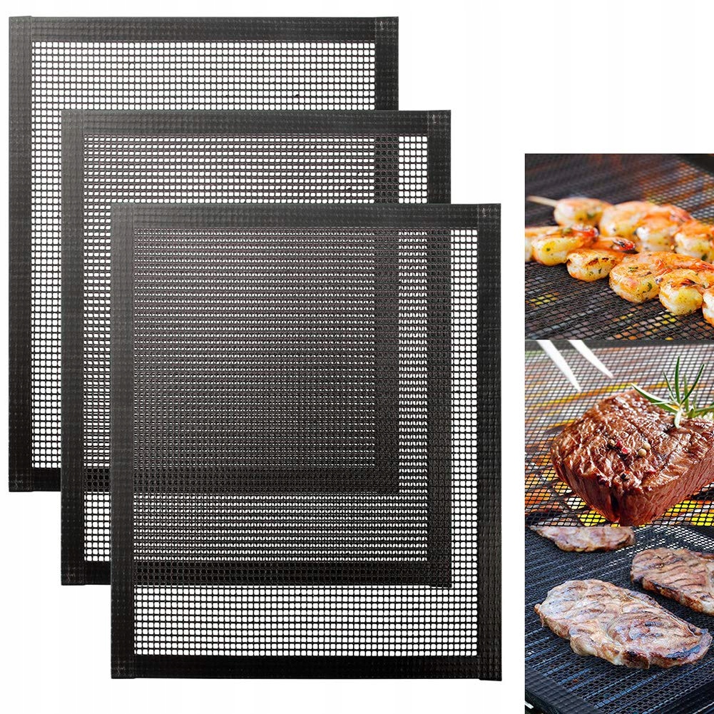 

Bbq 3 Maty Nieprzylepne Pokryte Teflonem 40X33CM